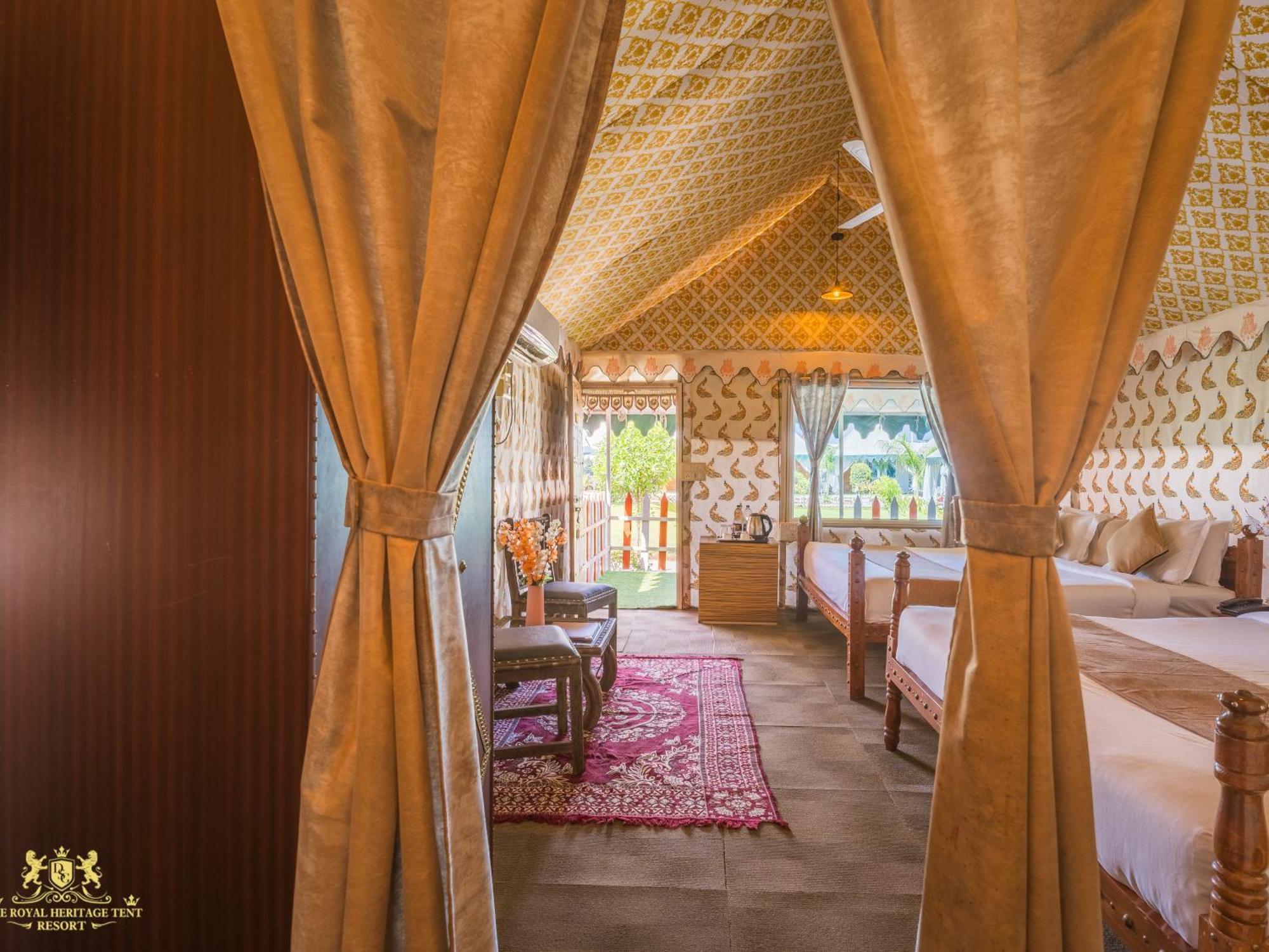 The Royal Heritage Tent Resort- Statue Of Unity Kevadia Bagian luar foto