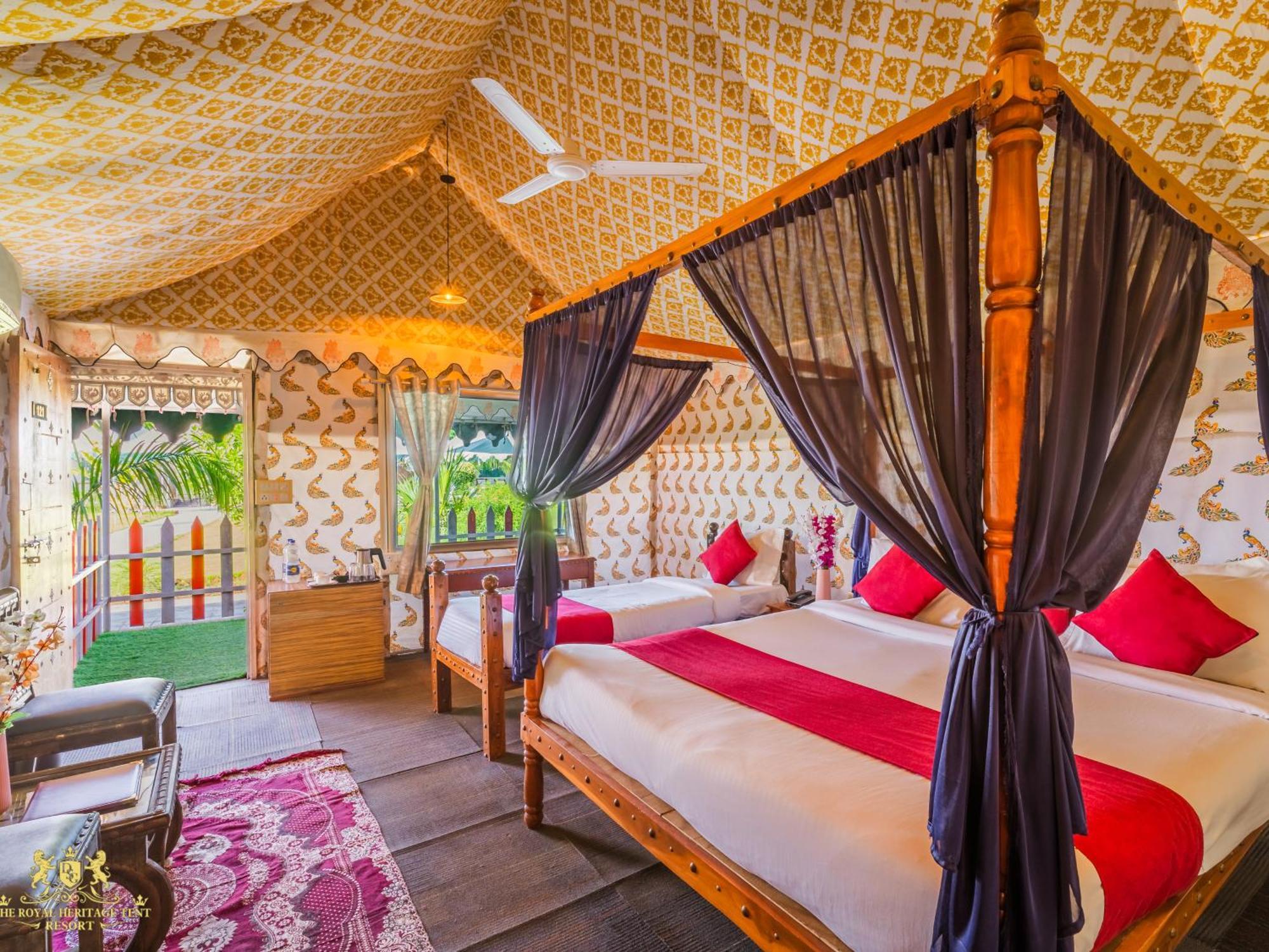 The Royal Heritage Tent Resort- Statue Of Unity Kevadia Bagian luar foto