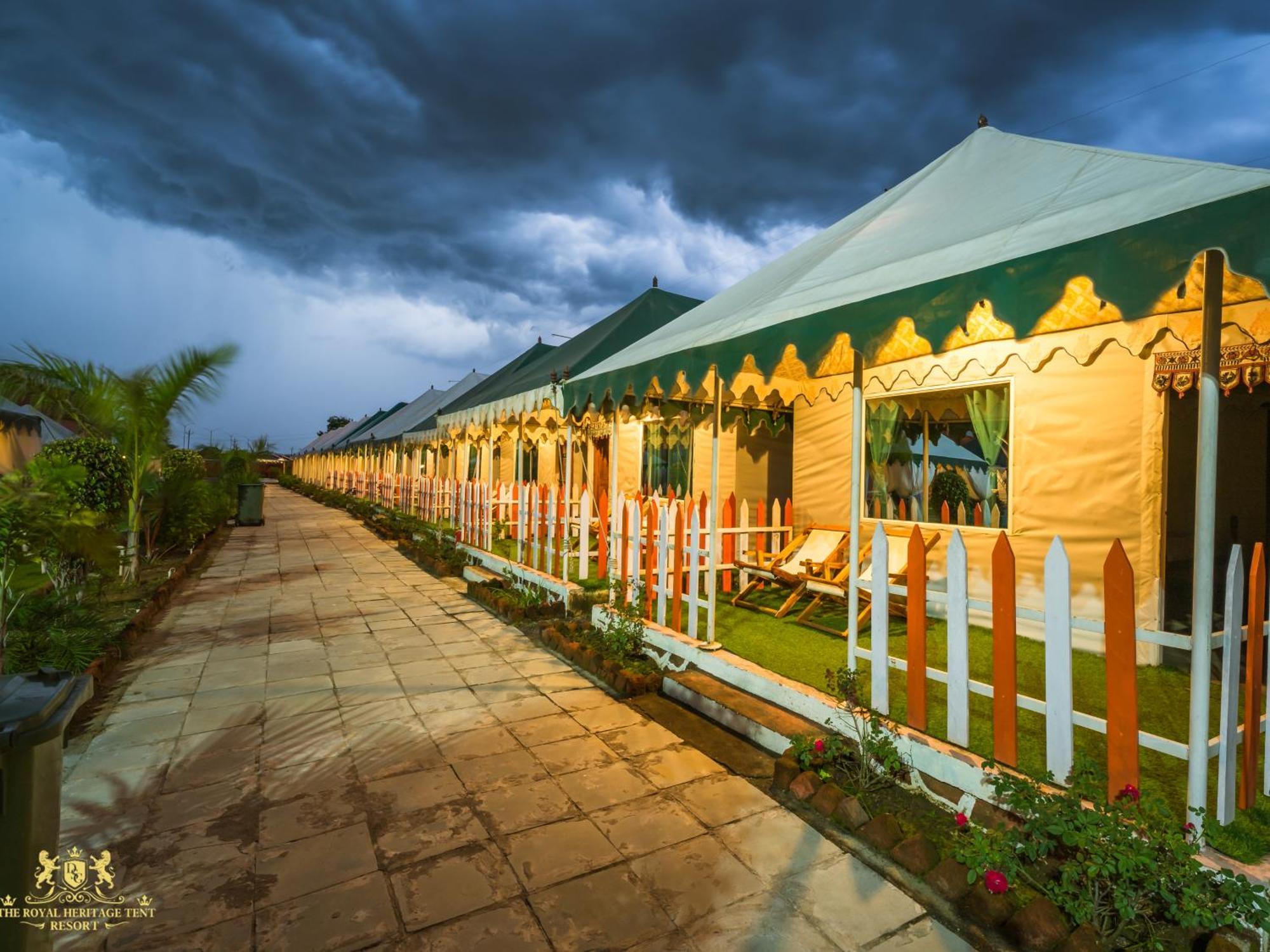 The Royal Heritage Tent Resort- Statue Of Unity Kevadia Bagian luar foto