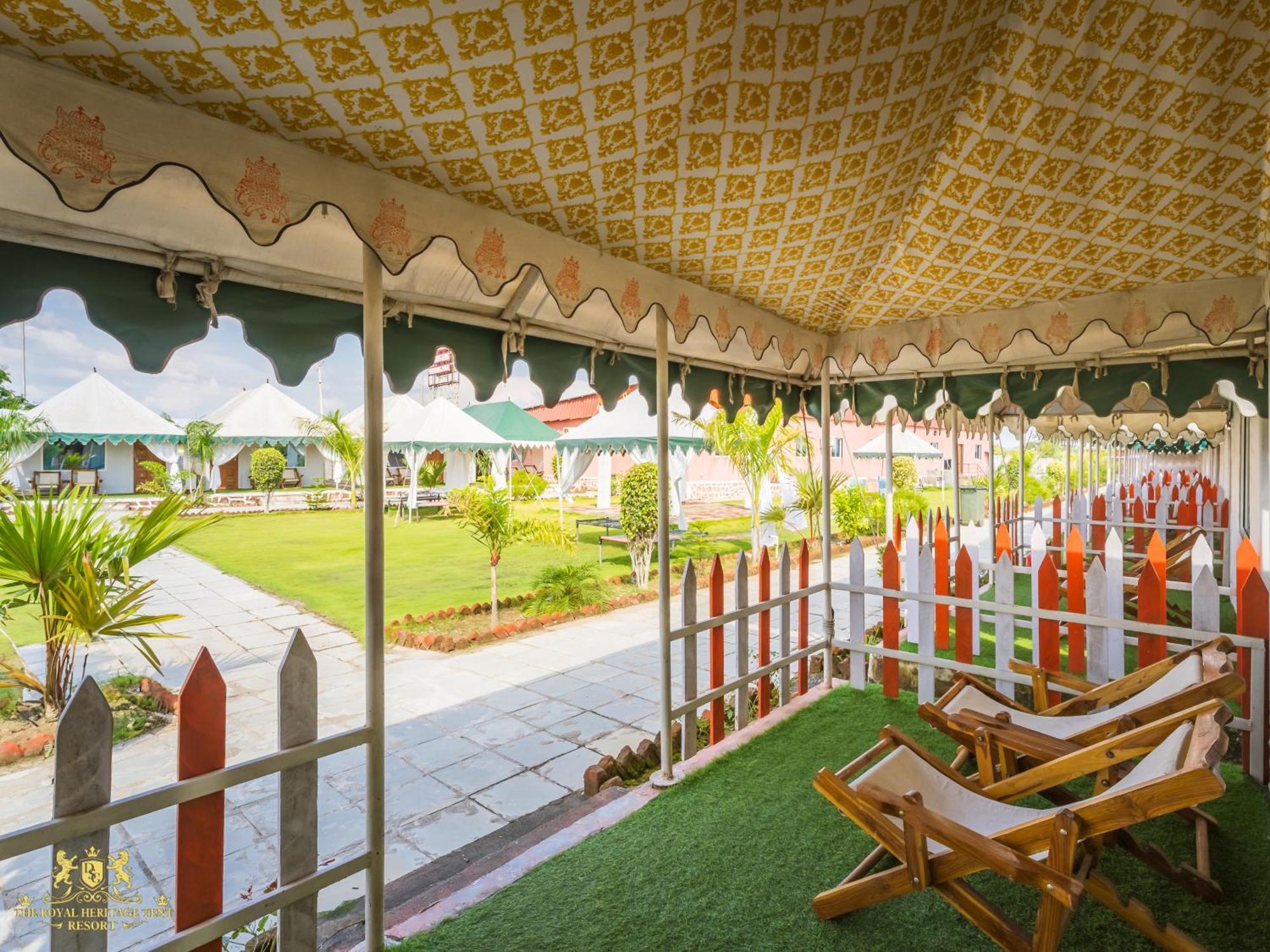 The Royal Heritage Tent Resort- Statue Of Unity Kevadia Bagian luar foto